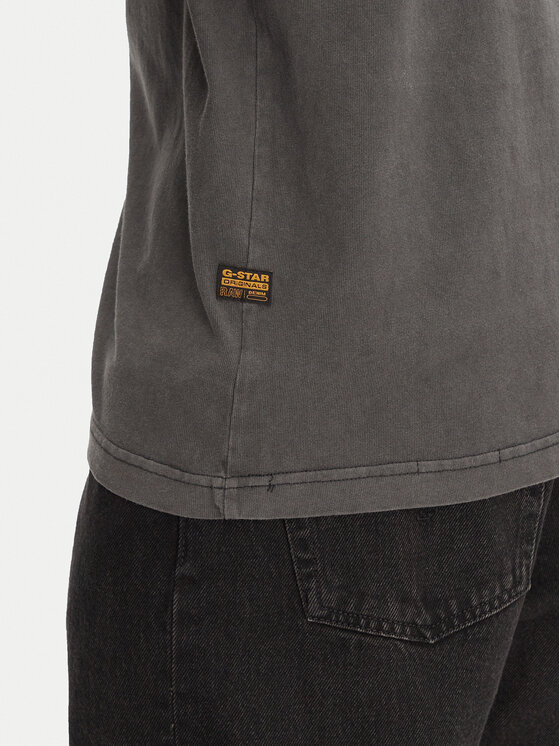 G-Star Raw G-Star Raw Majica Overdyed D24780-C756 Črna Boxy Fit