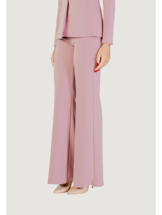 Rinascimento Rinascimento Pantaloni palazzo CFC0125424003 Rosa Egg Fit