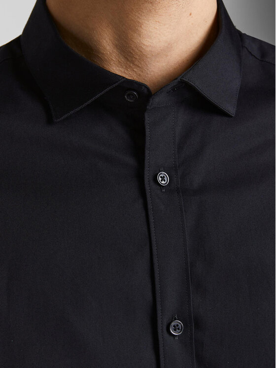 Jack & Jones Jack & Jones Cămașă 12201905 Negru Slim Fit