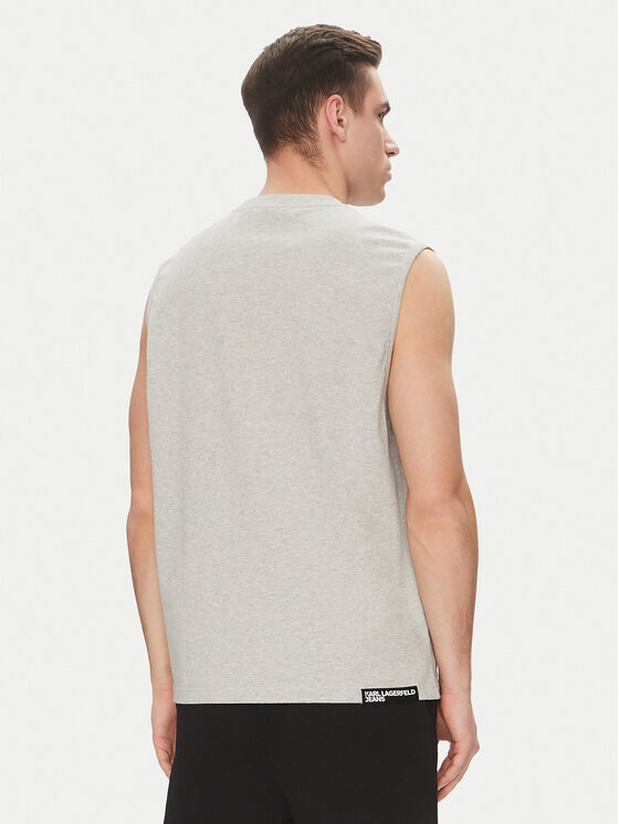 KARL LAGERFELD KARL LAGERFELD Tank top A2M17053 Siva Relaxed Fit