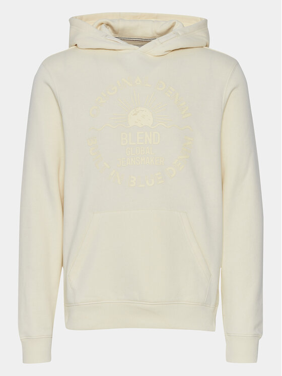 Blend Blend Felpa 20716546 Écru Regular Fit