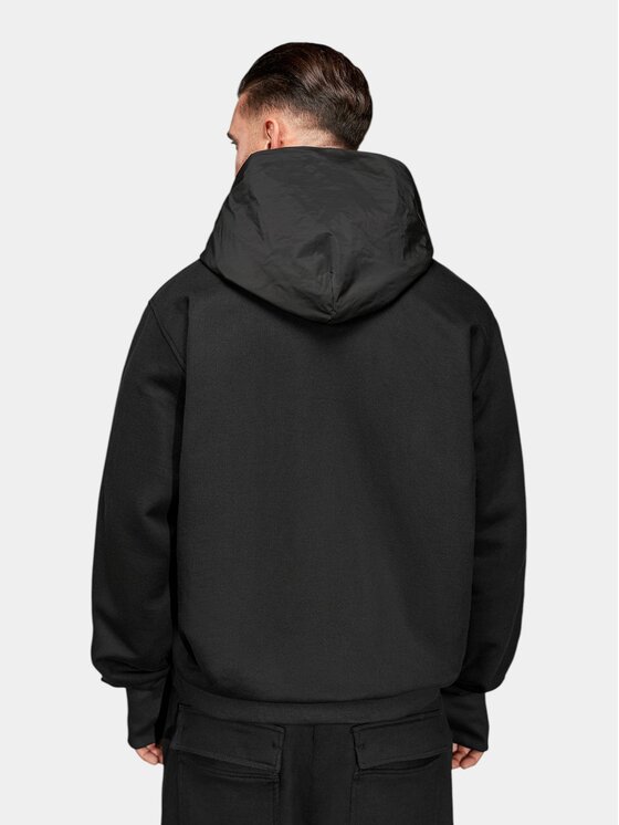 MADE BY SOCIETY MADE BY SOCIETY Kurtka anorak TENEBRIS - H17516 Czarny Basic Fit