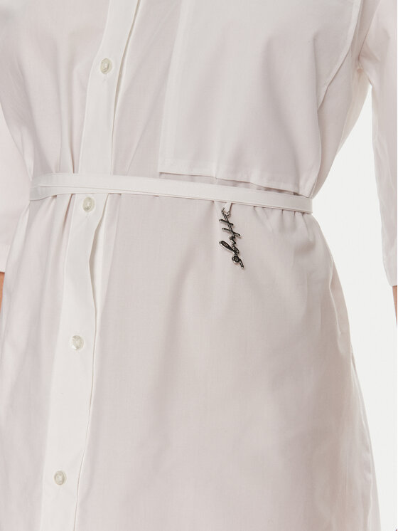 HUGO Hugo Pluusikleit Emedia 50512828 Valge Relaxed Fit