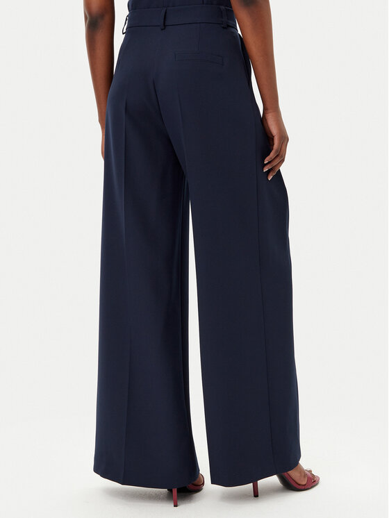Maryley Maryley Текстилни панталони 25EB579/43BL Тъмносин Regular Fit