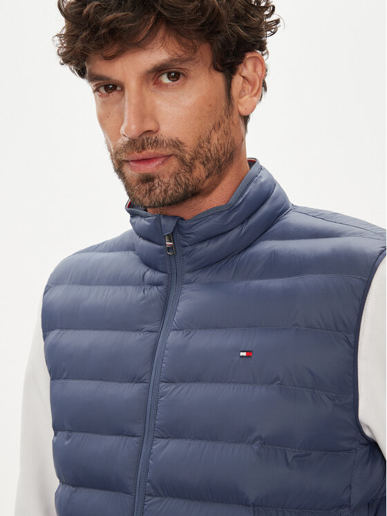 Tommy Hilfiger Tommy Hilfiger Vestă elegantă MW0MW37677 Albastru Regular Fit