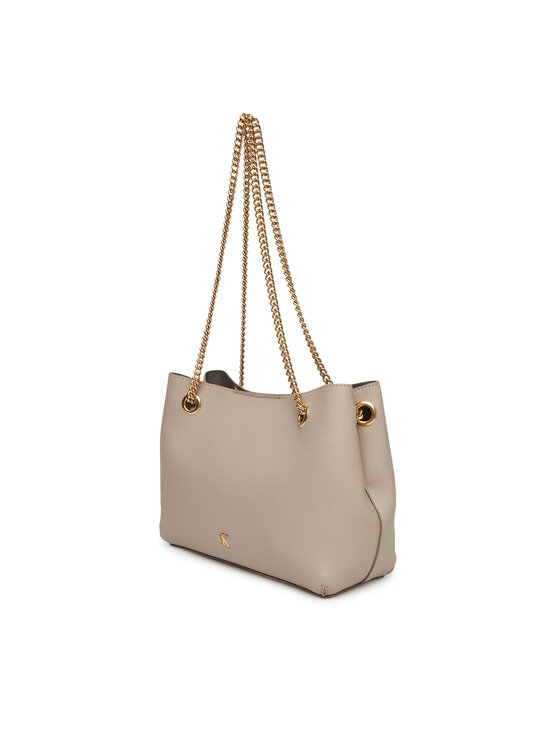 Calvin Klein Calvin Klein Torebka Minimal Monogram Shoulde LV04F3205G Beżowy