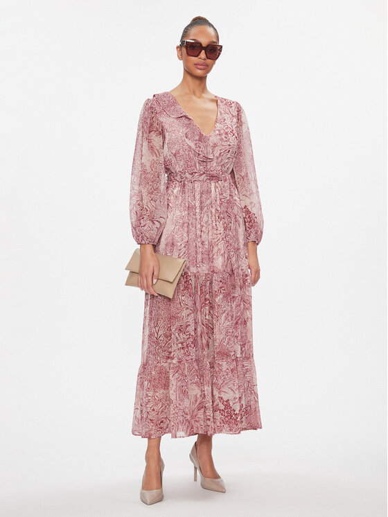 ViCOLO ViCOLO Kleid für den Alltag TR0280 Rosa Regular Fit