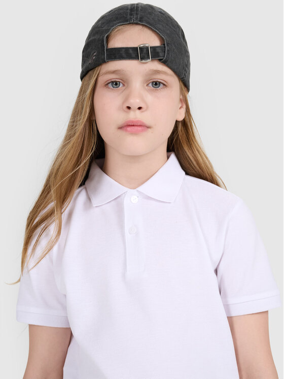 4F 4F Polo BASIC+ Biały Regular Fit