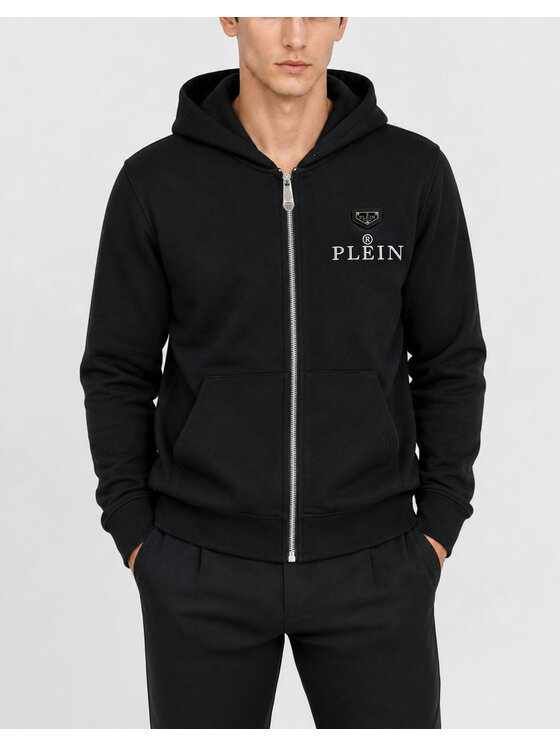 PHILIPP PLEIN PHILIPP PLEIN Bluza 31620 Czarny Athletic Fit