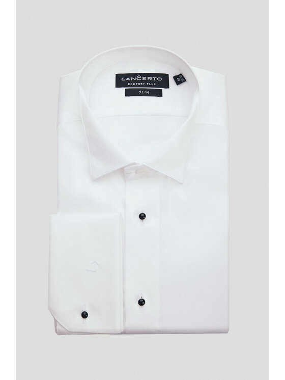 Lancerto Lancerto Koszula Rachele KO073124000027 Biały Slim Fit
