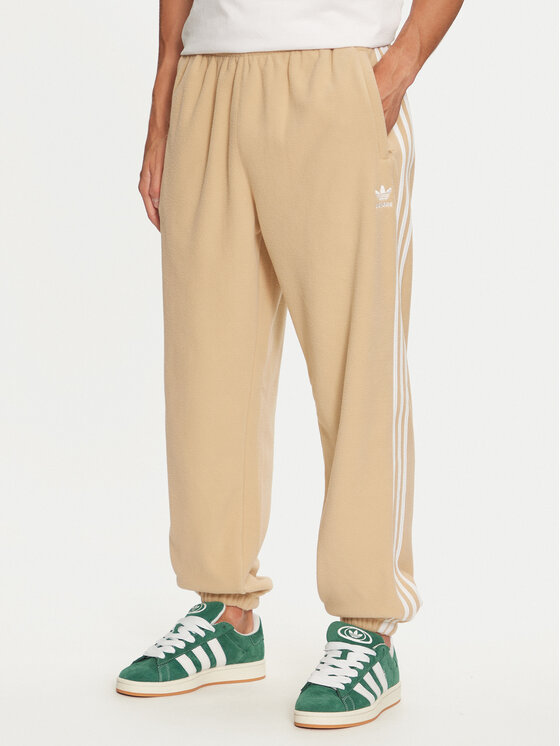 adidas adidas Melegítő alsó adicolor 3-Stripes IZ2490 Bézs Regular Fit