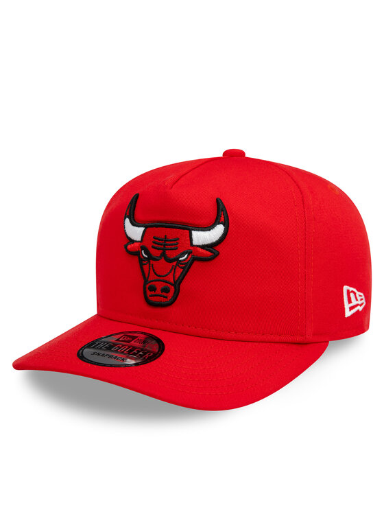 New Era New Era Kapa s šiltom Chicago Bulls Washed Precurved Golfer 60595274 Rdeča