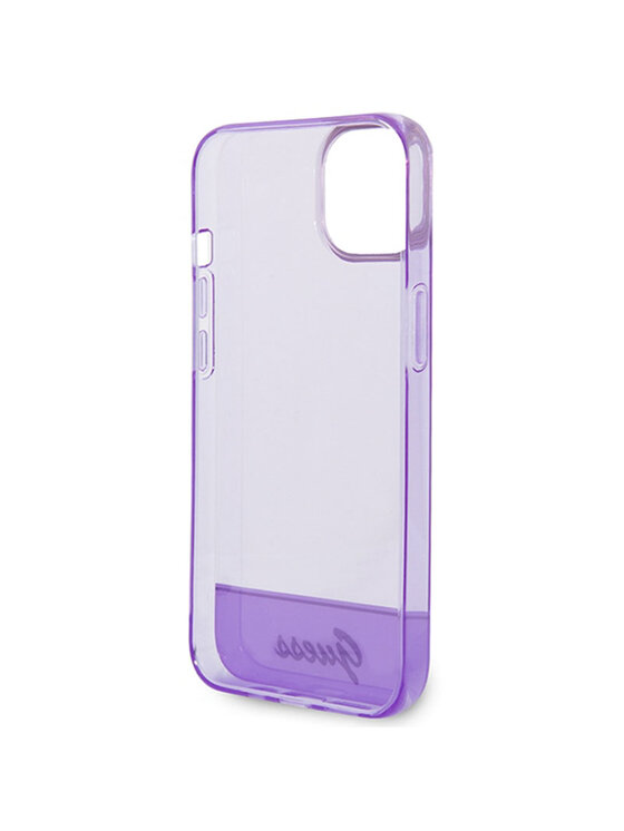 Guess Guess Etui na telefon Translucent Fioletowy