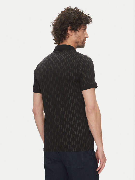 KARL LAGERFELD KARL LAGERFELD Polo 745070 552251 Czarny Regular Fit