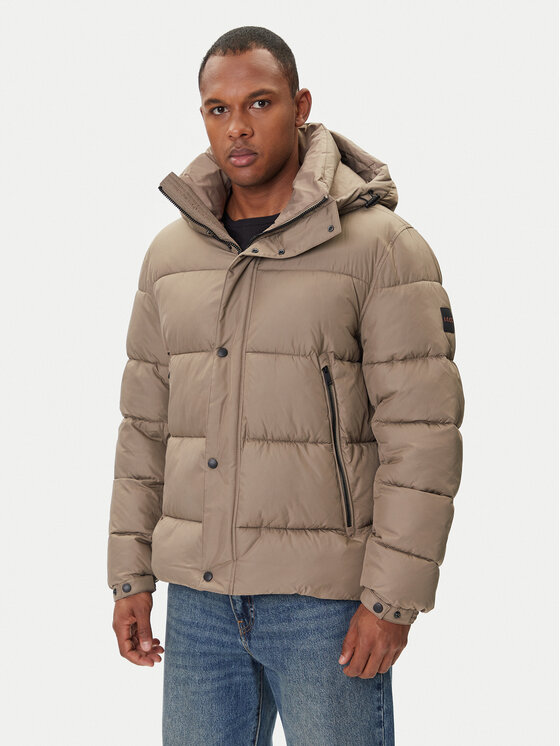 BOSS BOSS Зимно яке Omaris 50528573 Каки Regular Fit