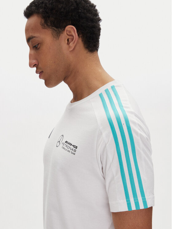 adidas adidas T-krekls Mercedes - AMG Petronas Formula One Team DNA JV5457 Balts Regular Fit