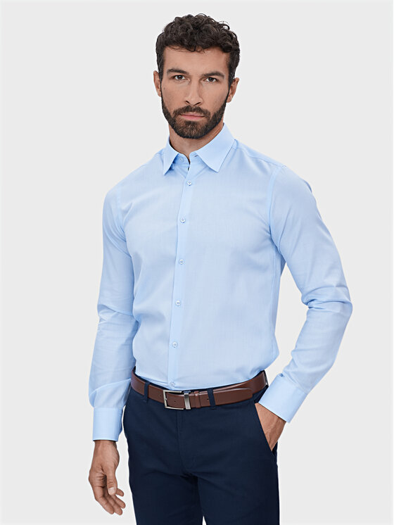 Evenemen Evenemen Koszula OSLO G. BLUE Niebieski Slim Fit