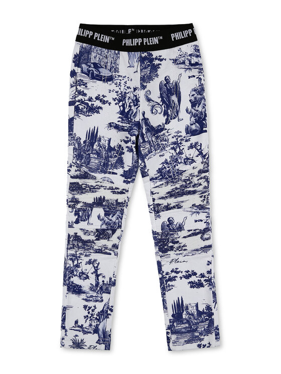 PHILIPP PLEIN PHILIPP PLEIN Jeggins 3865 Bílá Comfort Fit