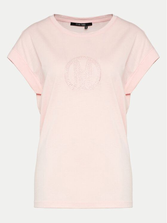 Marc Aurel Marc Aurel Тишърт 7550 7000 73737 Розов Regular Fit