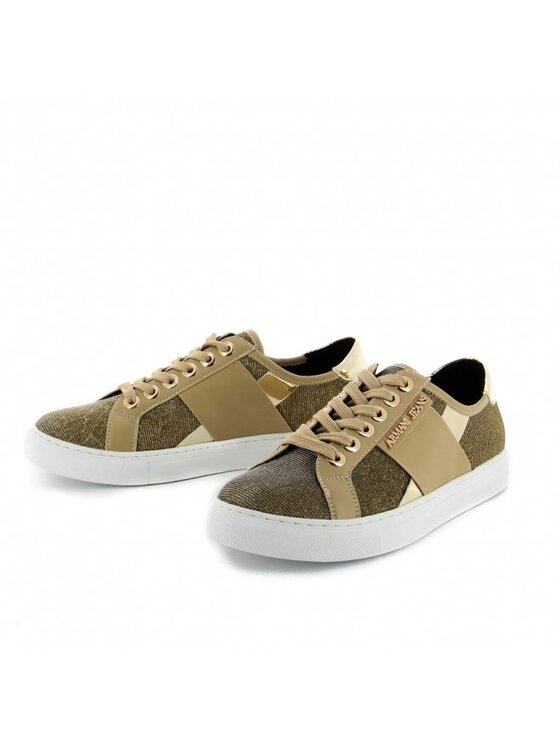 Armani Jeans Armani Jeans Trampki 925207 7P596 Złoty
