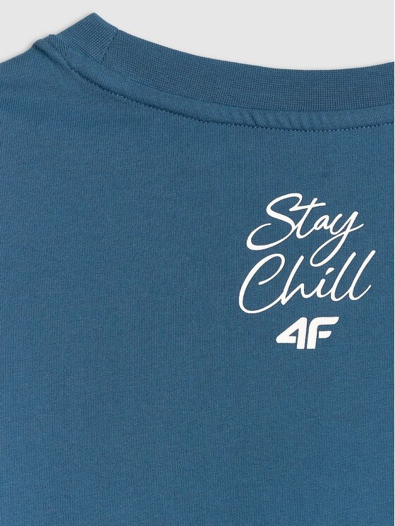 4F 4F T-Shirt 4FRSS26TTSHM4304-46S Zielony Regular Fit