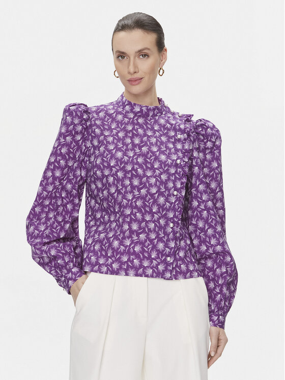 Custommade Custommade Bluză Deia 999376294 Violet Regular Fit