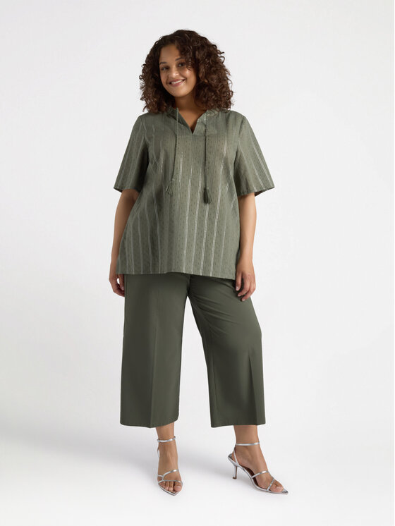 Fiorella Rubino Fiorella Rubino Blusa 2795T002296N035 Verde Regular Fit