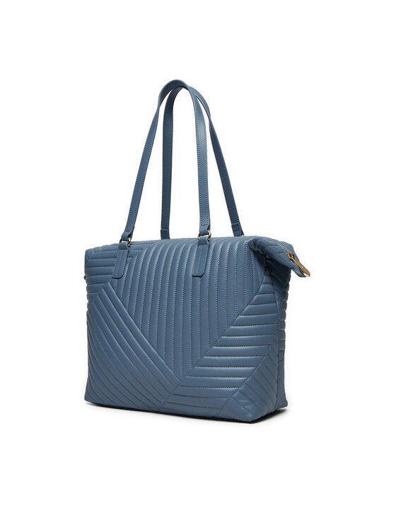 Tommy Hilfiger Tommy Hilfiger Torebka Poppy Reform Tote Qu AW0AW17013 Niebieski