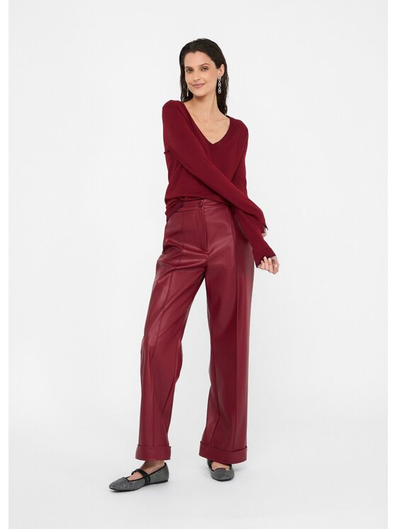 Liu Jo Liu Jo Maglione MF5227MS49I91650 Rosso Slim Fit