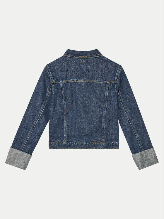 Guess Guess Джинсова куртка J5RL03 D5D90 Cиній Regular Fit