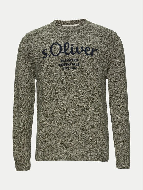 s.Oliver s.Oliver Sweater 2152697 Zöld Regular Fit