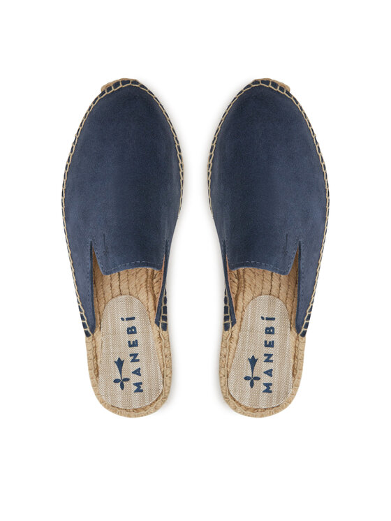 Manebi Manebi Espadrile Hamptons Mules M 1.5 M0 Albastru