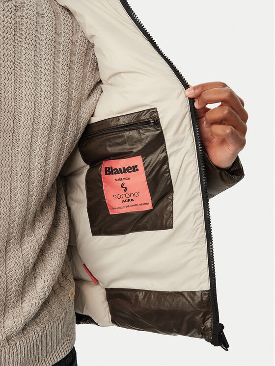 Blauer Blauer Talvejope Adams 26WBLUC02054 382EB Tumepruun Regular Fit