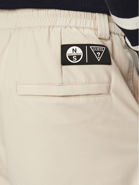 Guess Guess Stoffshorts M6GD36 W2169 Creme Regular Fit