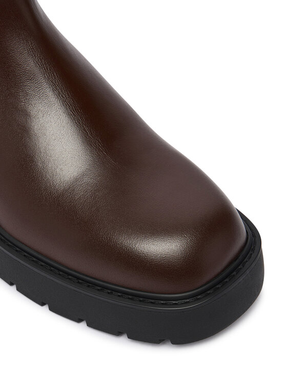 Calvin Klein Calvin Klein Klassische Stiefeletten Chunky Chelsea Boot Pol Lth HW0HW03267 Schwarz