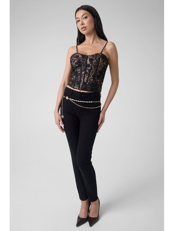 Guess Guess Top 185430 Czarny Classic Fit