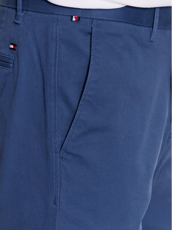 Tommy Hilfiger Tommy Hilfiger Pantaloni di tessuto Denton MW0MW25964 Blu Straight Fit