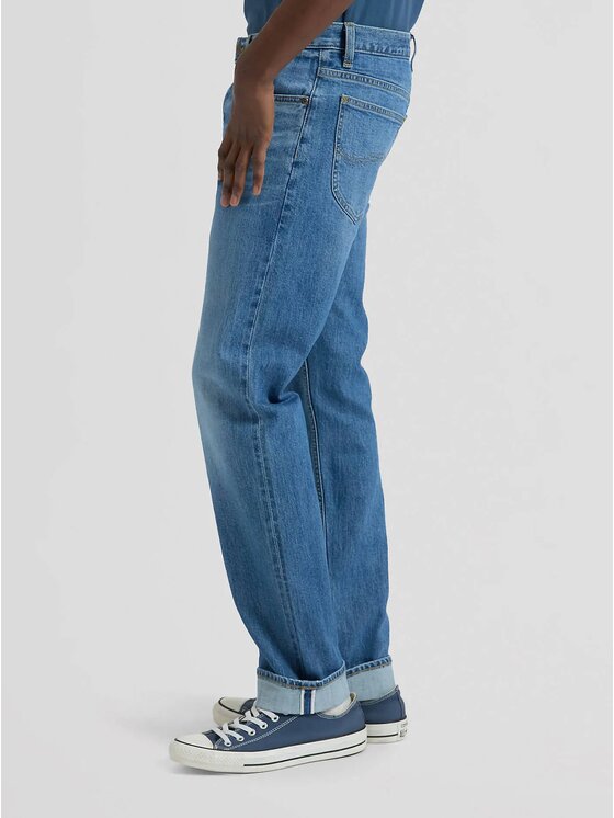 Lee Lee Jeansy WEST Niebieski Loose Fit
