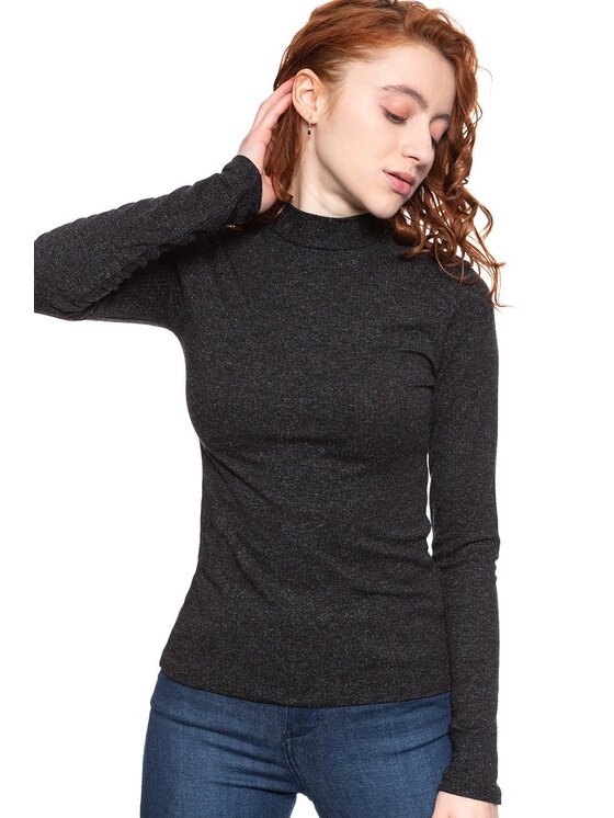 Lee Lee Maglione FUNNEL NECK LS Grigio Slim Fit