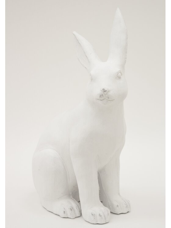 MIAhome MIAhome Figurka siedzący królik ALBUS-2 duży Biały