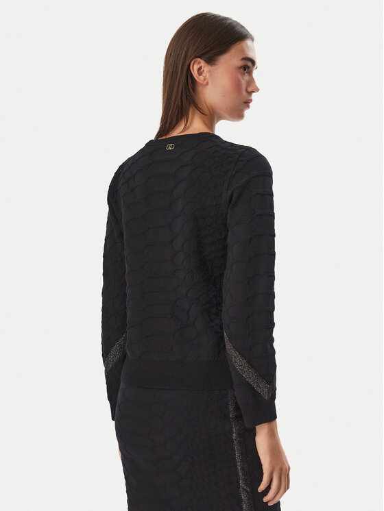 Liu Jo Sport Liu Jo Sport Pullover TF6183 MS49I Schwarz Regular Fit