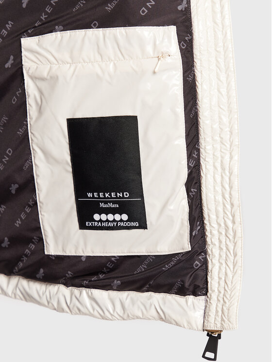 Weekend Max Mara Weekend Max Mara Pernata jakna Ernesta 54860423 Bijela Regular Fit