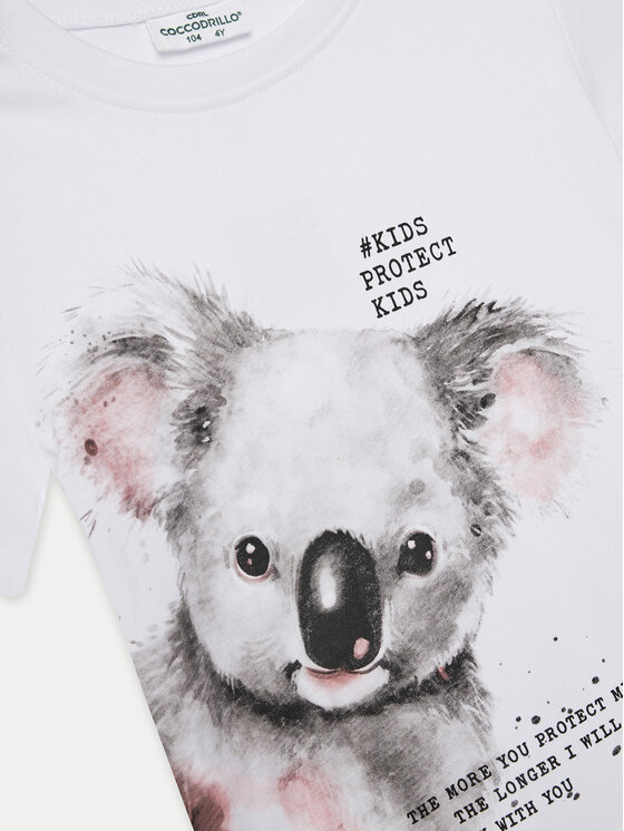 Coccodrillo Coccodrillo T-Shirt WC5143201VUA Biały Regular Fit