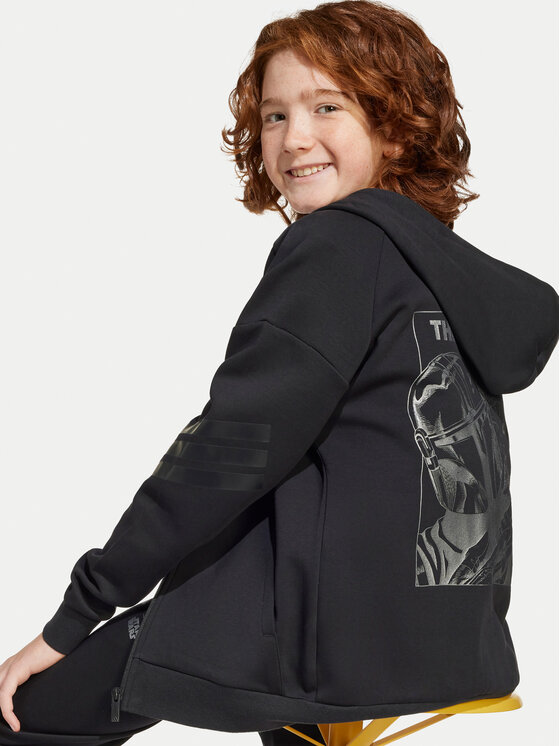 adidas adidas Світшот Star Wars Mandalorian JF3634 Чорний Regular Fit