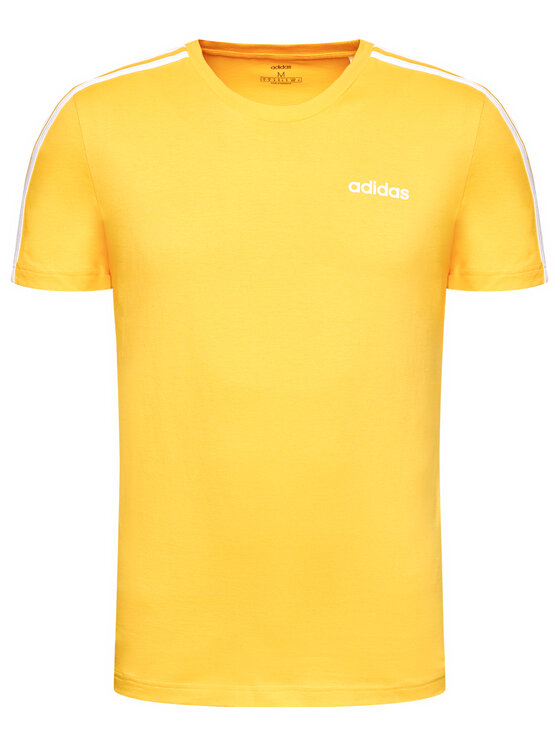 adidas T-Shirt Essentials EI9839 Żółty Regular Fit • Modivo.pl