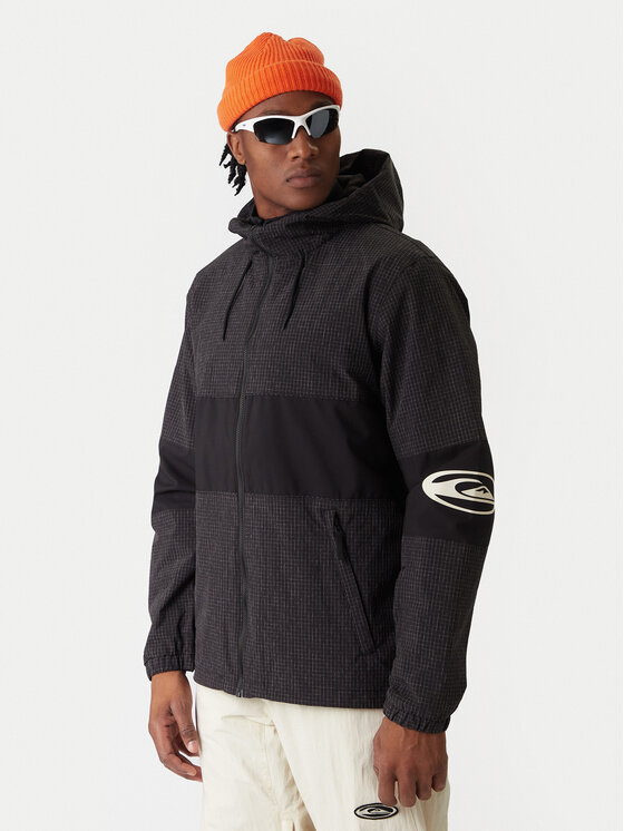 Quiksilver Quiksilver Snowboardová bunda Hight In The Hood JK EQYTJ03517 Černá Relaxed Fit