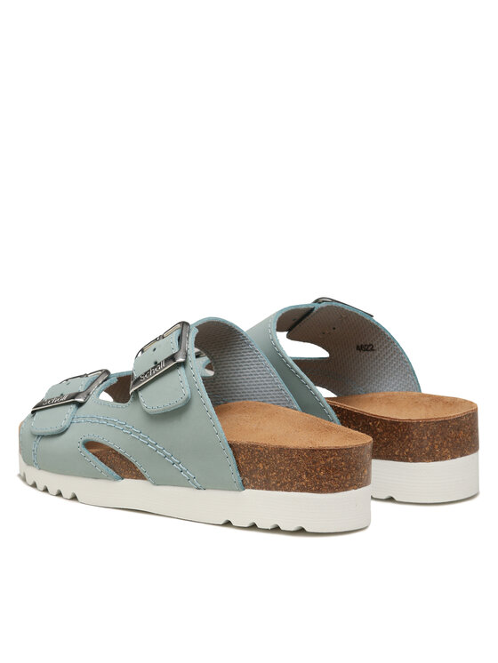 Scholl Scholl Шльопанці Moldava Wedge Ad MF30623 Голубий