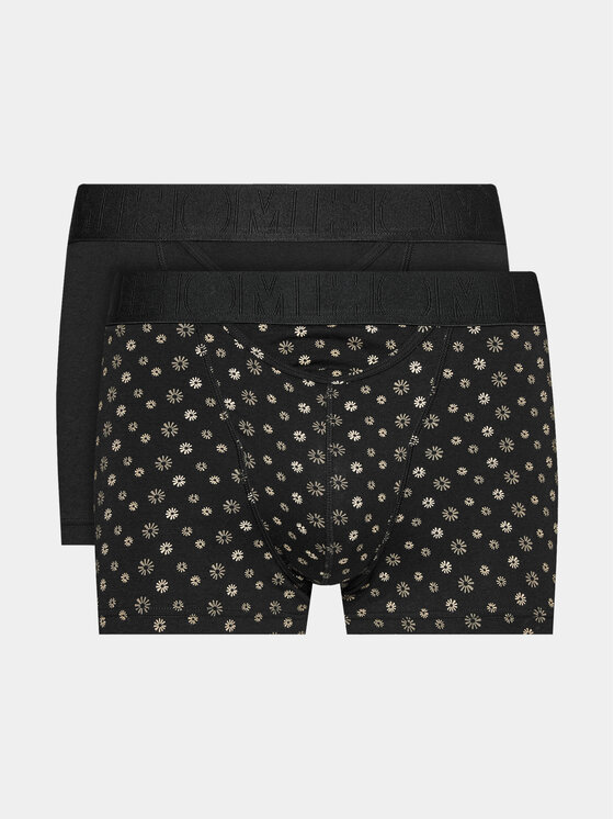 HOM HOM 2er-Set Boxershorts 402660 Schwarz
