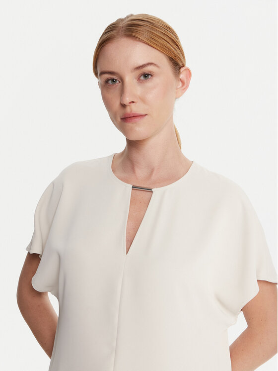 Calvin Klein Calvin Klein Särkpluus LV044C196G Ekrüüvärv Regular Fit