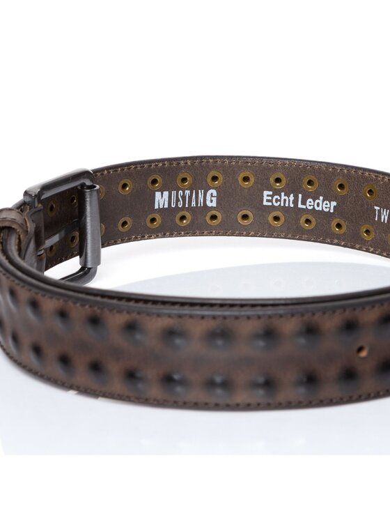 Mustang Mustang Pasek Męski BELT Brązowy